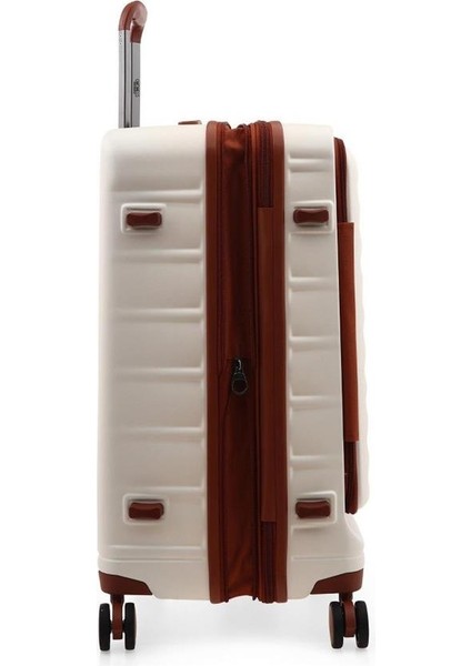 Ççs 5238 Lüx 3 Lü Valiz Seti Beyaz modelleri