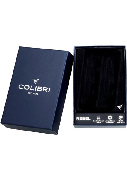 Colibri Rebel Çift Jet Puro Çakmağı Gri fırsatları