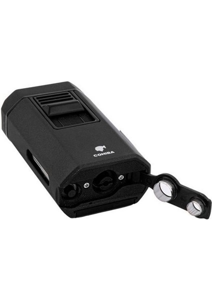 Cohiba CCM0610 4 Jet Torch Masa Tipi Puro Çakmağı Siyah