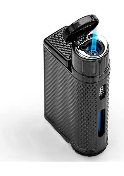 Colibri Evo Storm Çift Alevli Çakmak Puro Çakmağı Siyah