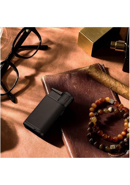 Colibri Evo Storm Çift Alevli Çakmak Puro Çakmağı Siyah