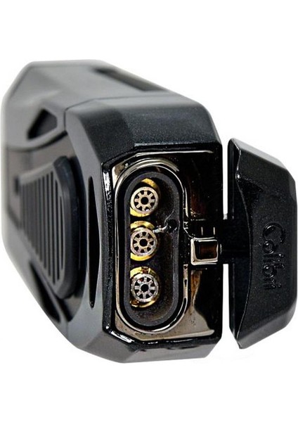 Colibri Boss Üçlü Jet Çakmak Puro Çakmağı Kesicili Siyah indirimleri