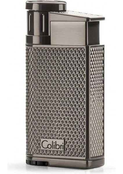 Colibri Evo Storm Çift Alevli Çakmak Puro Çakmağı Gri