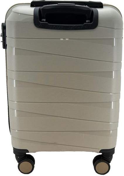 Las Vegas Polo Polipropilen Büyük Boy Valiz Bej modelleri