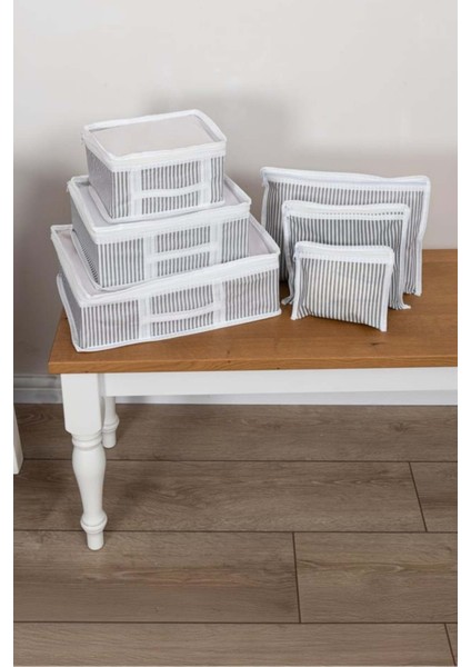 6 Parça Bavul Organizer, Valiz Organizer, Valiz Düzenleyici