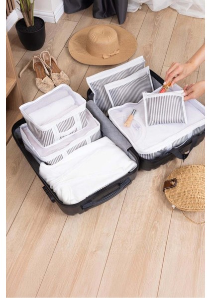 6 Parça Bavul Organizer, Valiz Organizer, Valiz Düzenleyici fiyatları