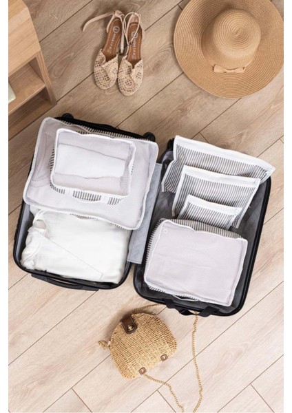 6 Parça Bavul Organizer, Valiz Organizer, Valiz Düzenleyici modelleri