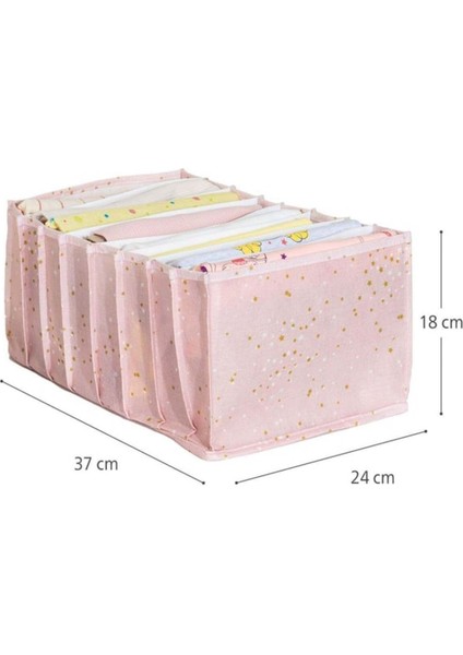 Baby Akordiyon Organizer Çekmece Düzenleyici Large, Pembe fiyatları