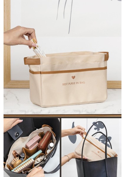 Tote Çanta Içi Düzenleyici, Bavul Içi Düzenleyici Çanta, 28 x 10 x 18 cm fırsatları