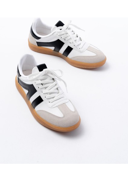 M-1004 Süet Bağcıklı Termo Taban Günlük Kadın Spor modelleri