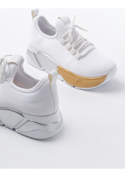 RS-400 Bağcıklı Fileli Renkli Taban Günlük Kadın Spor indirimleri