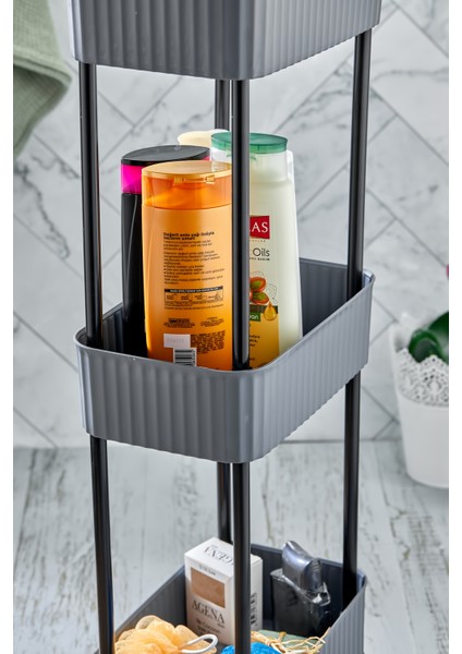 Easy 3 Katlı Çok Amaçlı Raf Banyo ve Mutfak Organizer Düzenleyici (Tekerlekli) modelleri