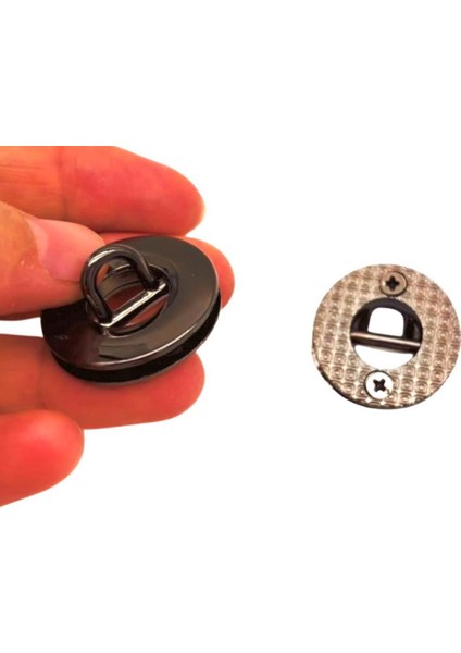 Füme Renk Yuvarlak Vidalı Kuş Gözü 2 Adet (Mini D Halkalı) (Iç Ölçüsü 1 Cm, Dış Ölçüsü 2.5 cm ) fiyatları