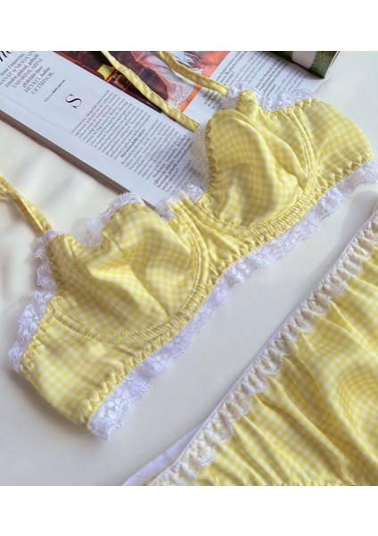 Pinterest Modeli Pötikareli Bralet Takım fiyatları