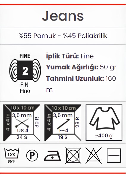 Jeans No:49 Açık Gri 4'lü Paket fırsatları