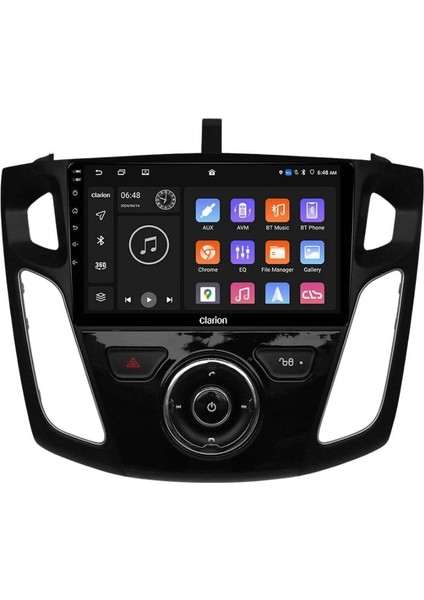 Ford Focus 3- 3.5- 4 Android Multimedya Sistemi 4-64 Clarion (2011-2018)