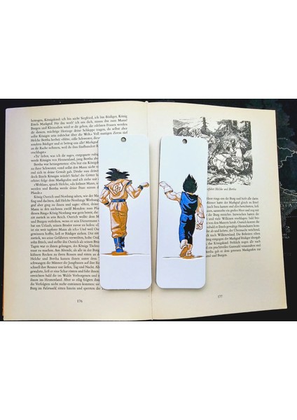 Goku & Vegeta Kitap Ayracı