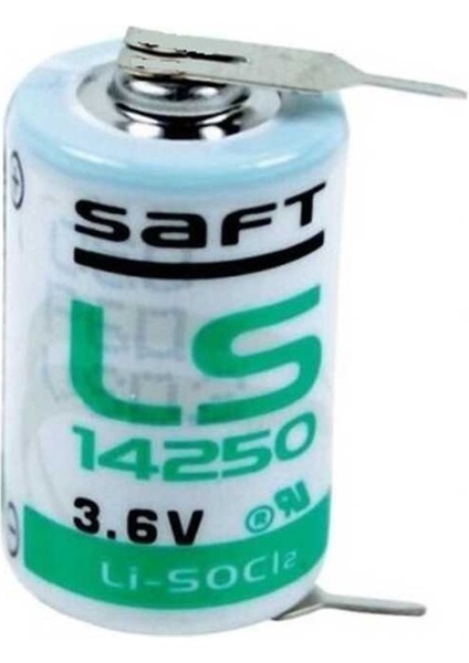 Saft LS14250 Iğne Ayak Puntalı 3.6V Lityum Şarj Olmayan Pil