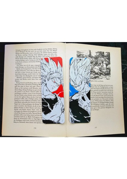 Goku And Vegeta V2 Kitap Ayracı