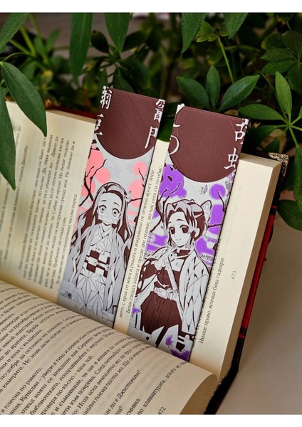 Nezuko & Shinobu - Demon Slayer Kitap Ayracı modelleri