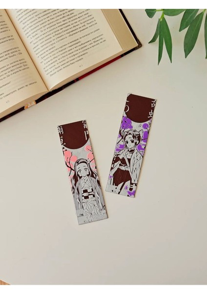 Nezuko & Shinobu - Demon Slayer Kitap Ayracı fırsatları