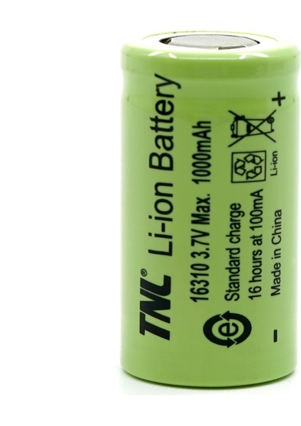 Tnl 16310 3.7V 1000MAH Li-Ion Başlıksız Pil