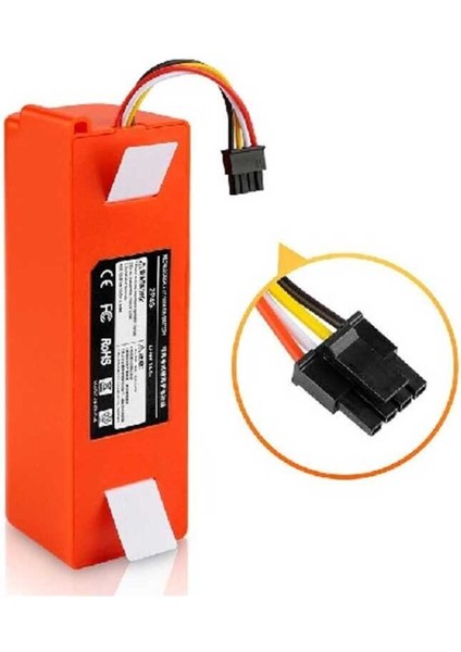 Tnl Marka Xiaomi Mi Süpürge Için 14.8V 6000MAH Lion Akıllı Robot Pili fiyatları