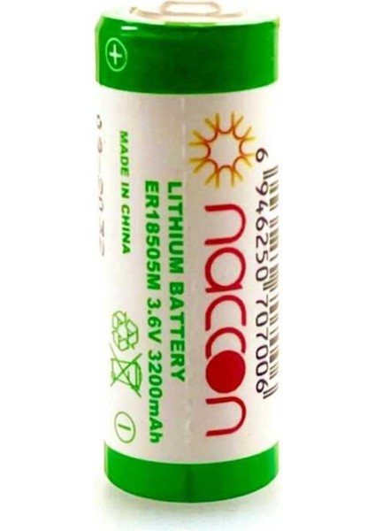 ER18505M 3.6V Lityum Sayaç Pili