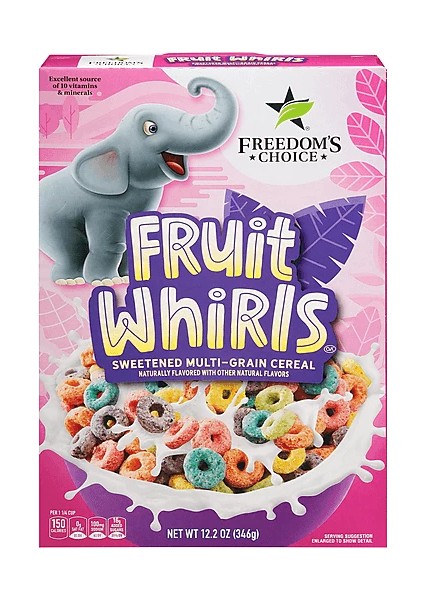 Fruit Whirls Sweetened Multi-grain Cereal Kahvaltılık Mısır Gevreği 346 gr
