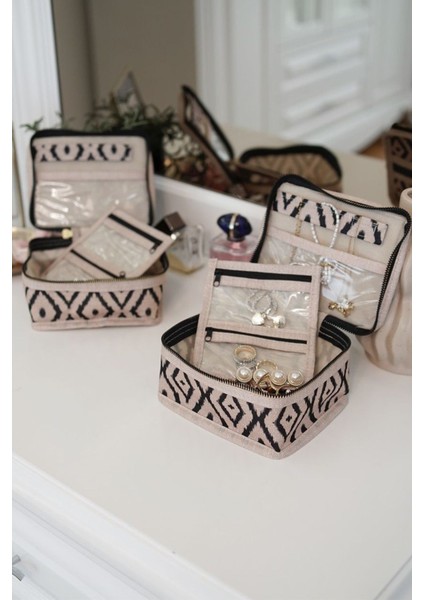 Bohe Seyahat Takı Düzenleyici Çanta, Valiz Içi Mini Çanta modelleri