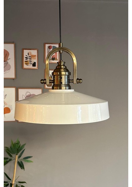 Açe Beyaz Tekli Delikli Eskitme Başlık Avize Retro Sarkıt Ofis Showroom Salon Mutfak Avizeleri fırsatları