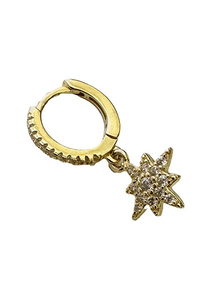 Tek Küpe, Liu Gümüş Küpe MS3224, 925 Ayar Gümüş, Ithal Ürün