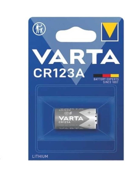CR123A 3V Lityum Foto Pil