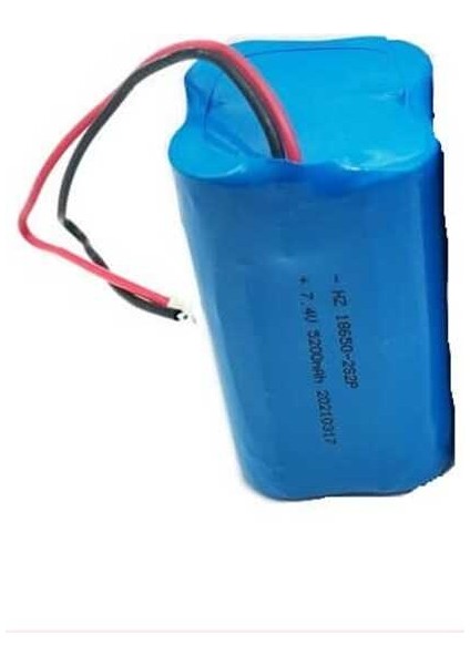 7.4V Şarj Edilebilir Pil Paketi 2S2P 18650 5200MAH Li-Ion Piller