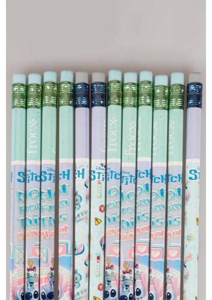 Dekomus Ile Lisanslı Stıtch 12 Adet Silgili Kurşun Kalem fiyatları