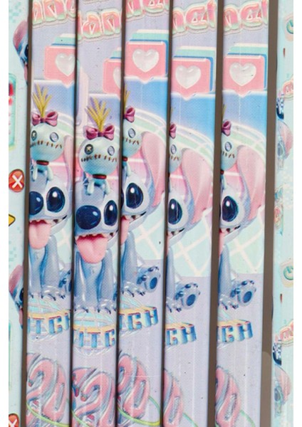 Dekomus Ile Lisanslı Stıtch 12 Adet Silgili Kurşun Kalem fırsatları