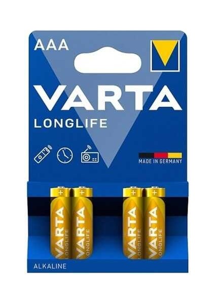 4103 Longlife Alkalin Aaa Ince Kalem Pil 4'lü Paket (Blister)