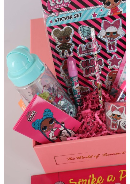 Dekomus Ile Lisanslı L.o.l. Surprıse Özel Kutulu Premıum Kırtasiye Seti Çift Taraflı Not Defteri,cetvel,kurşun Kalem,kalemtraş ve Silgi Seti fiyatları