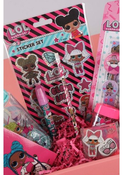 Dekomus Ile Lisanslı L.o.l. Surprıse Özel Kutulu Premıum Kırtasiye Seti Çift Taraflı Not Defteri,cetvel,kurşun Kalem,kalemtraş ve Silgi Seti indirimleri