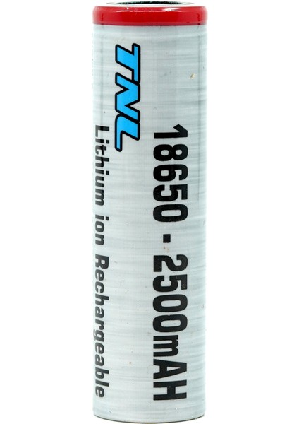 Tnl ICR18650 3.7V 2500MAH 30A Discharge Şarj Edilebilir Li-Ion Pil