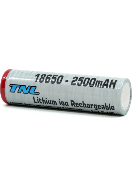 Tnl ICR18650 3.7V 2500MAH 30A Discharge Şarj Edilebilir Li-Ion Pil