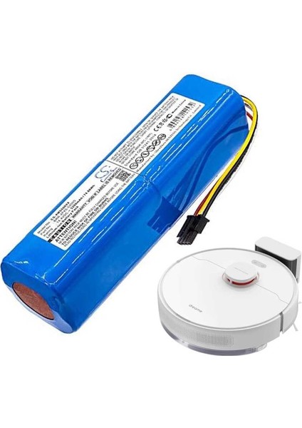 Dreame F9 Batarya Robot Süpürge Batarya 14.4V 5200 Mah Li-Ion Pil Batarya