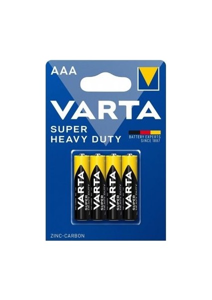 Super Heavy Duty / Superlife Manganez Aaa Kalem Pil 4'lü Paket