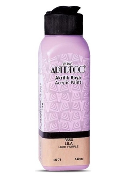 Akrilik Boya 140 ml Lila - 4 Adet