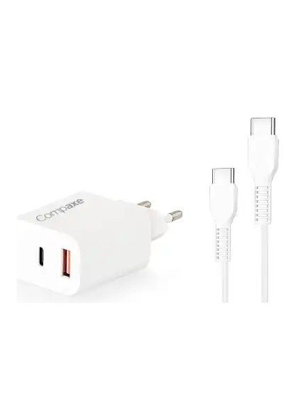USB ve Type-C Adaptör - Type-C Şarj Kablolu Set CTA-350TT