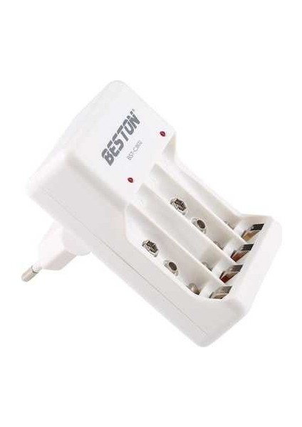 BST-C802 Pil Şarj Cihazı Üçlü 9V/AA/AAA Ni-Mh Ni-Cd