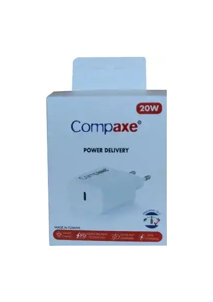 iPhone 11, 12, 13 ve 14 Için Hızlı Şarj Adaptörü Usb-C 20W Adaptör. iPhone 11, iPhone 12, iPhone 13, iPhone 14 Serileri ile Uyumlu Şarj Adaptörü