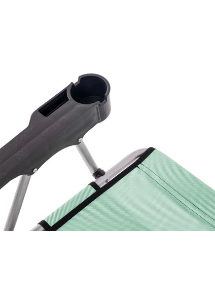 Bardaklıklı Piknik Ve Kamp Sandalyesi 140kg Taşıma Renk: Su Yeşil fırsatları