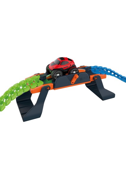 180916, Flextreme Pit Stop, 2 In 1,start Stop Modül, Ayrı Ayrı Montaj Edebilme, Kauçuk Ray, Sağlam Yapı, Fleextreme Pit Stop Set