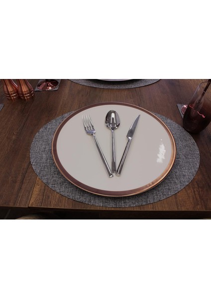 Oval Int Lazer Kesim Amerikan Servis 2 Adet 35 x 45 cm